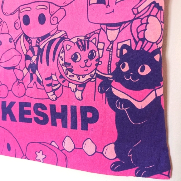 Makeship 2022 Collectable Pink Purple Jumbo Drawstring Bag - Picture 4 of 9